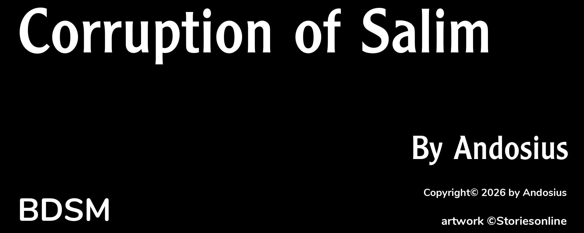 Corruption of Salim - Cover