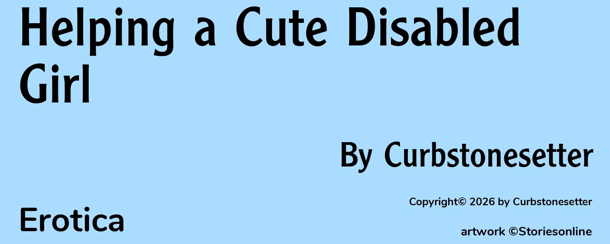 Helping a Cute Disabled Girl - Cover