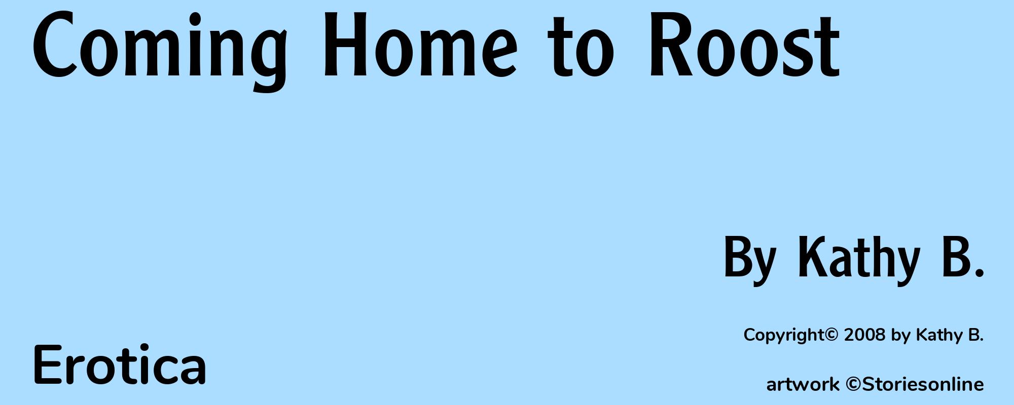 Coming Home to Roost - Cover