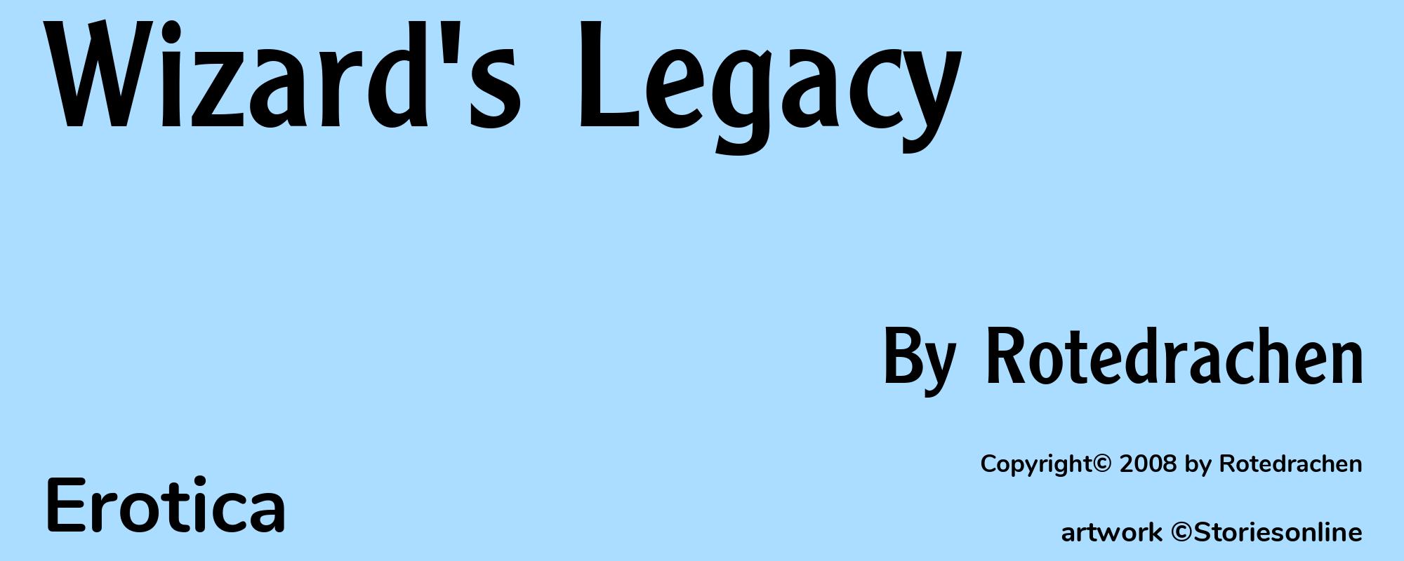 Wizard's Legacy - Cover