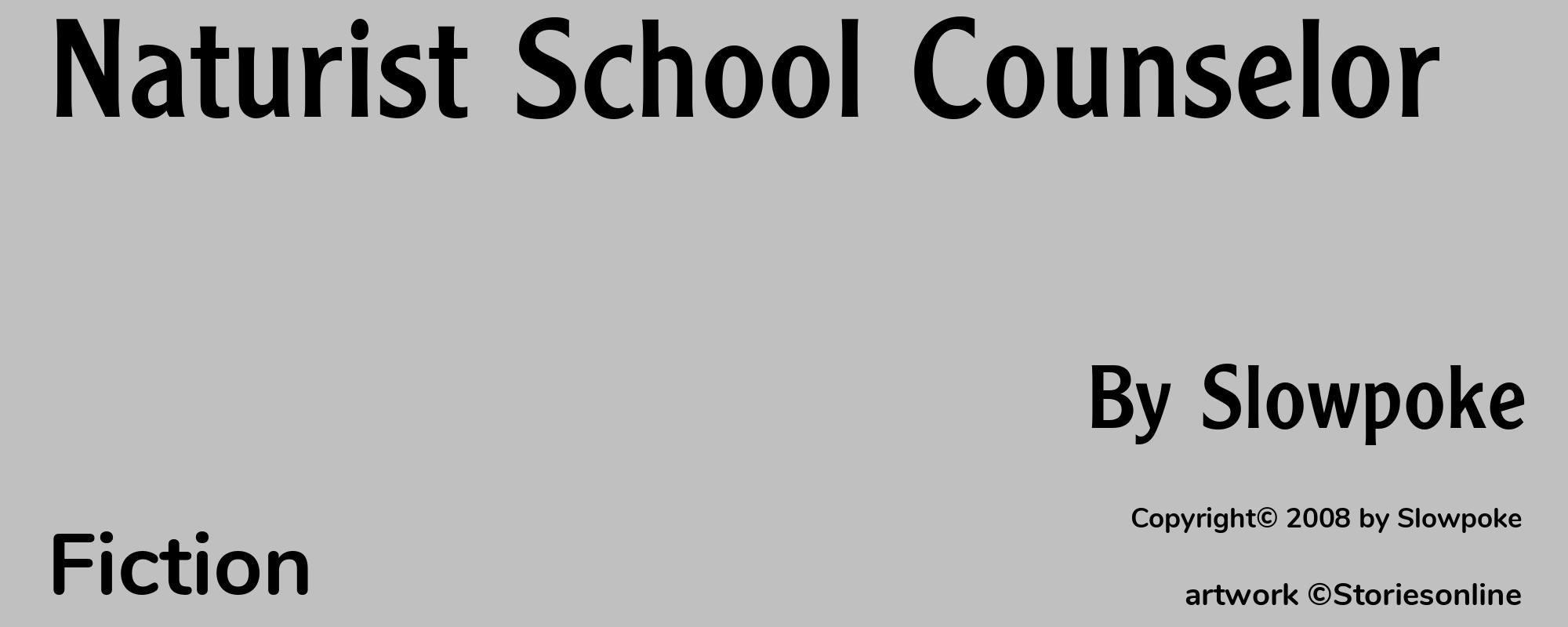 Naturist School Counselor - Cover