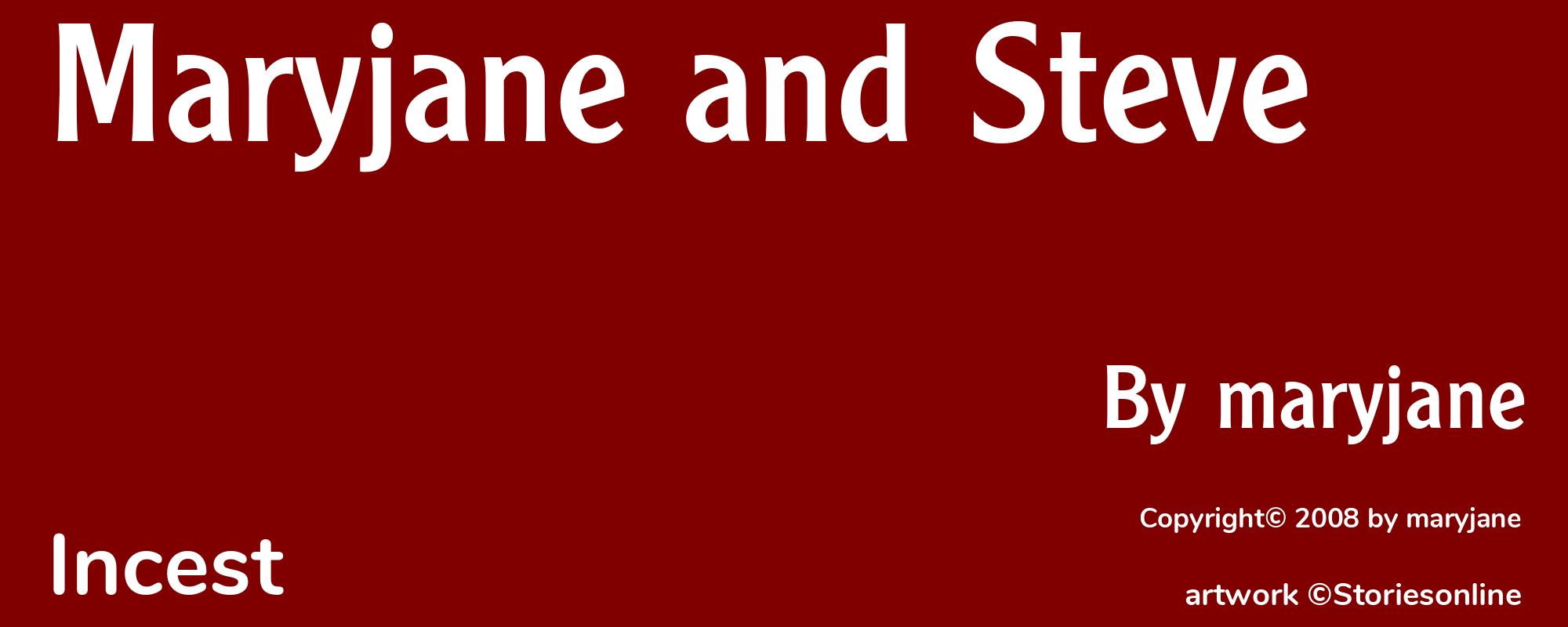 Maryjane and Steve - Cover