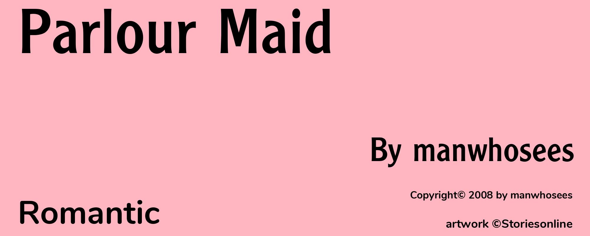 Parlour Maid - Cover
