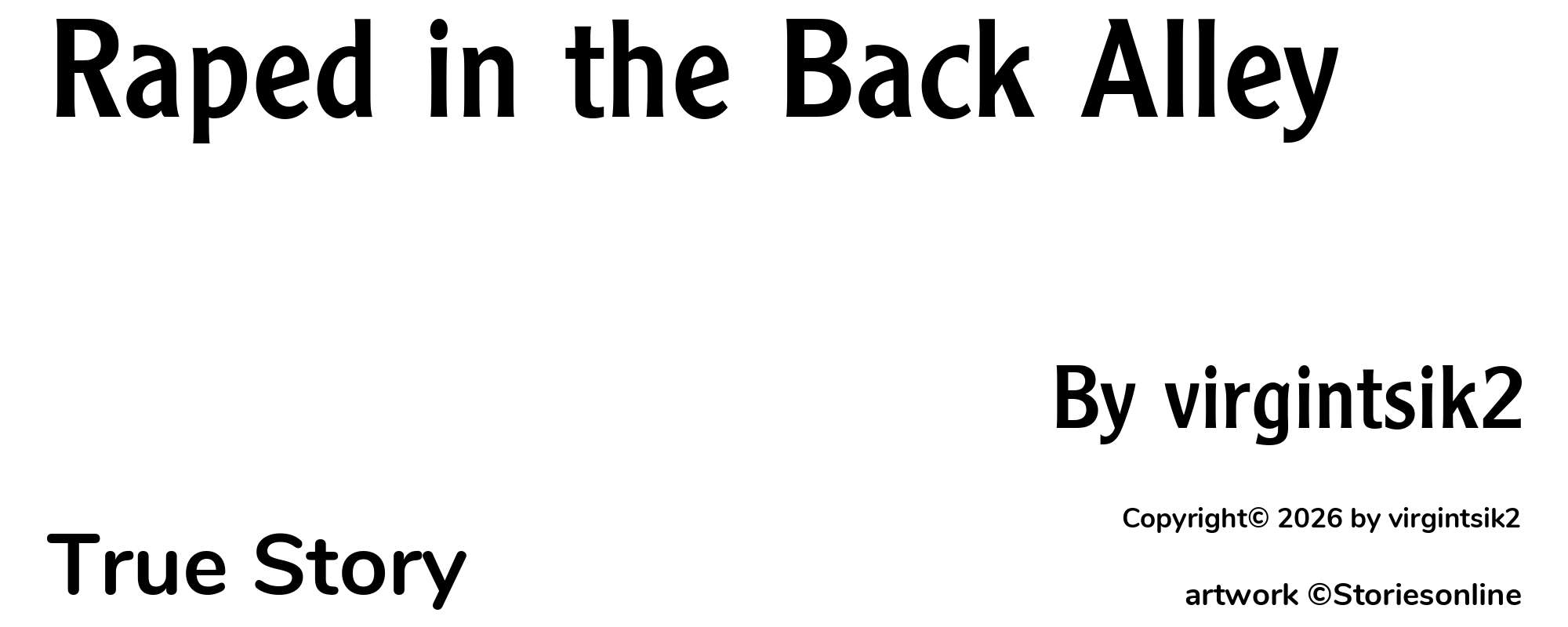 Raped in the Back Alley - Cover