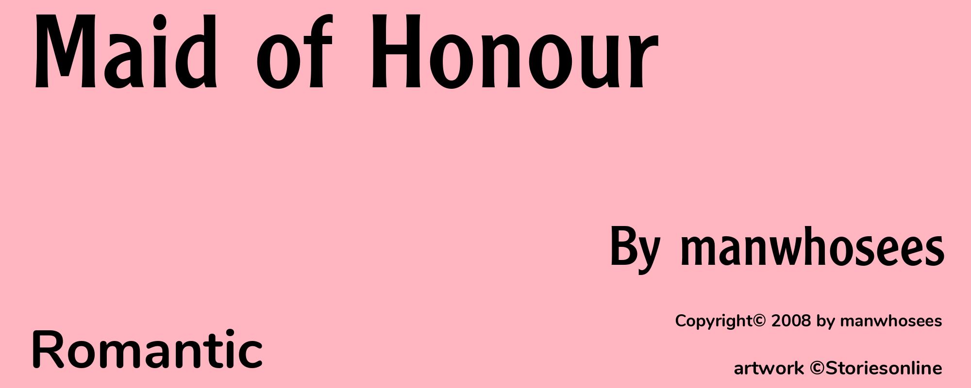 Maid of Honour - Cover