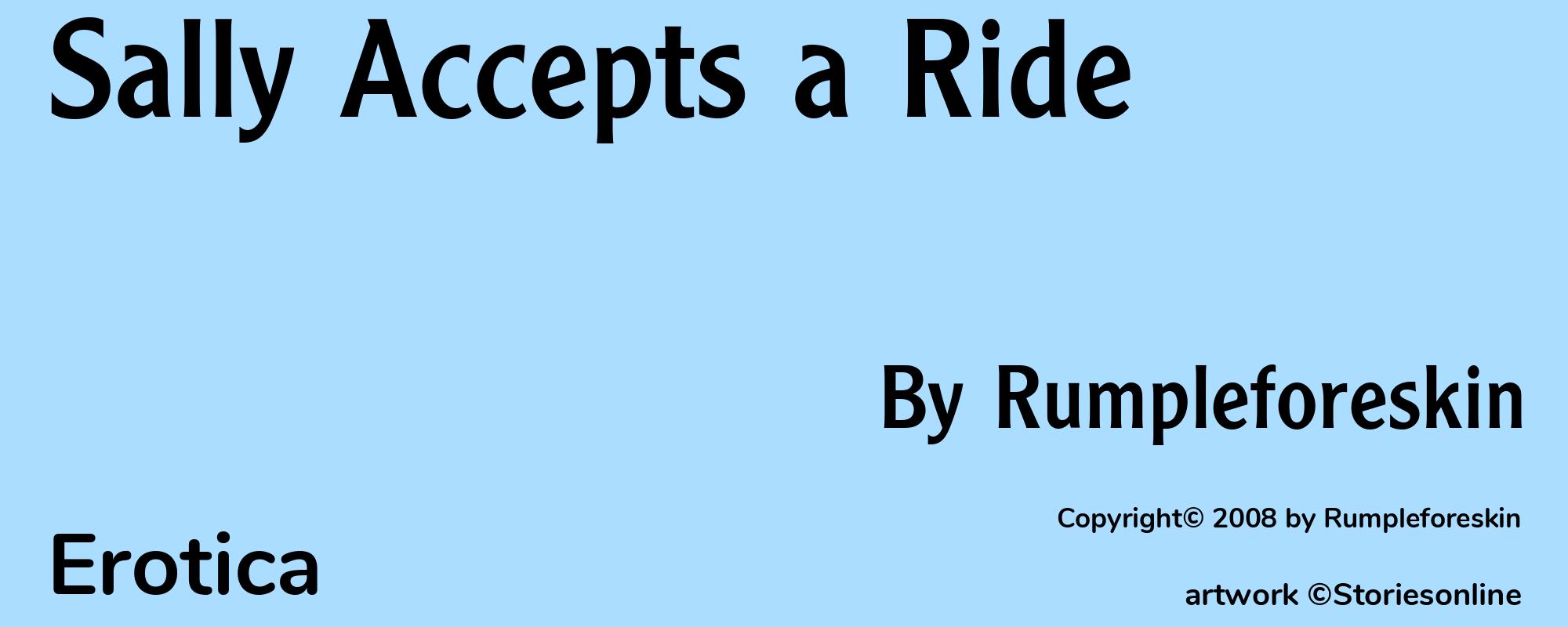 Sally Accepts a Ride - Cover