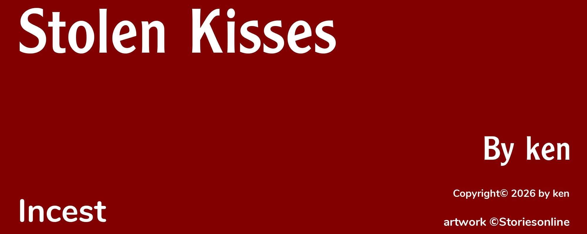 Stolen Kisses - Cover