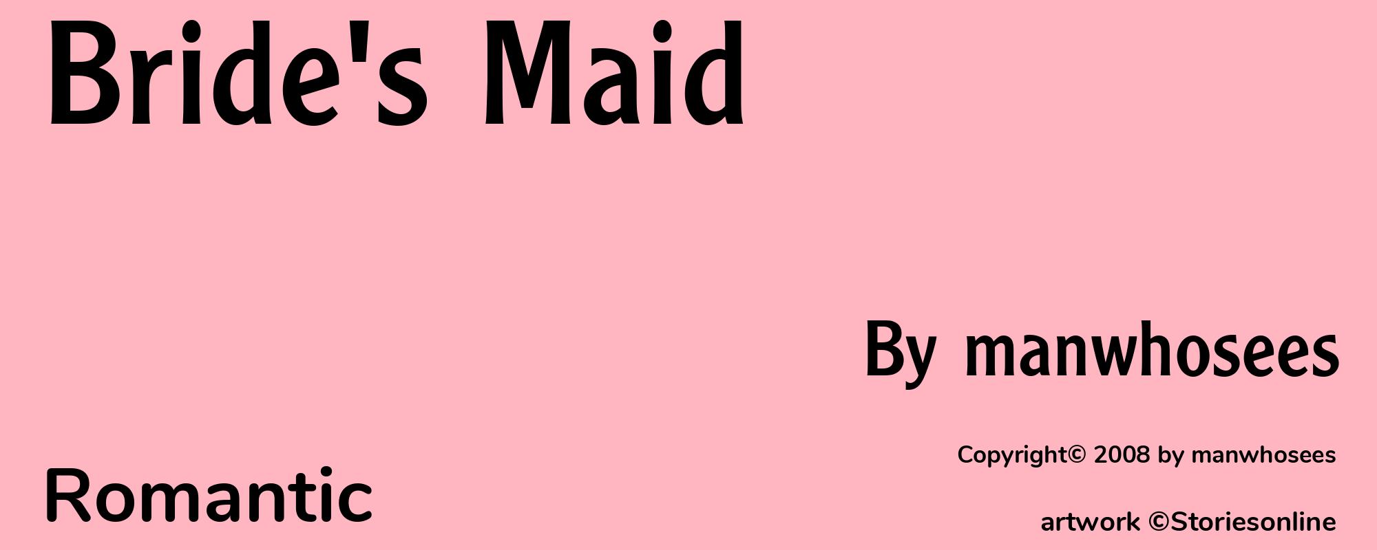 Bride's Maid - Cover