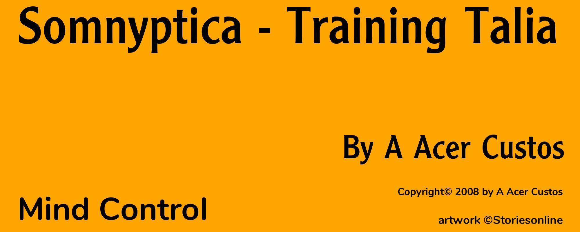 Somnyptica - Training Talia - Cover