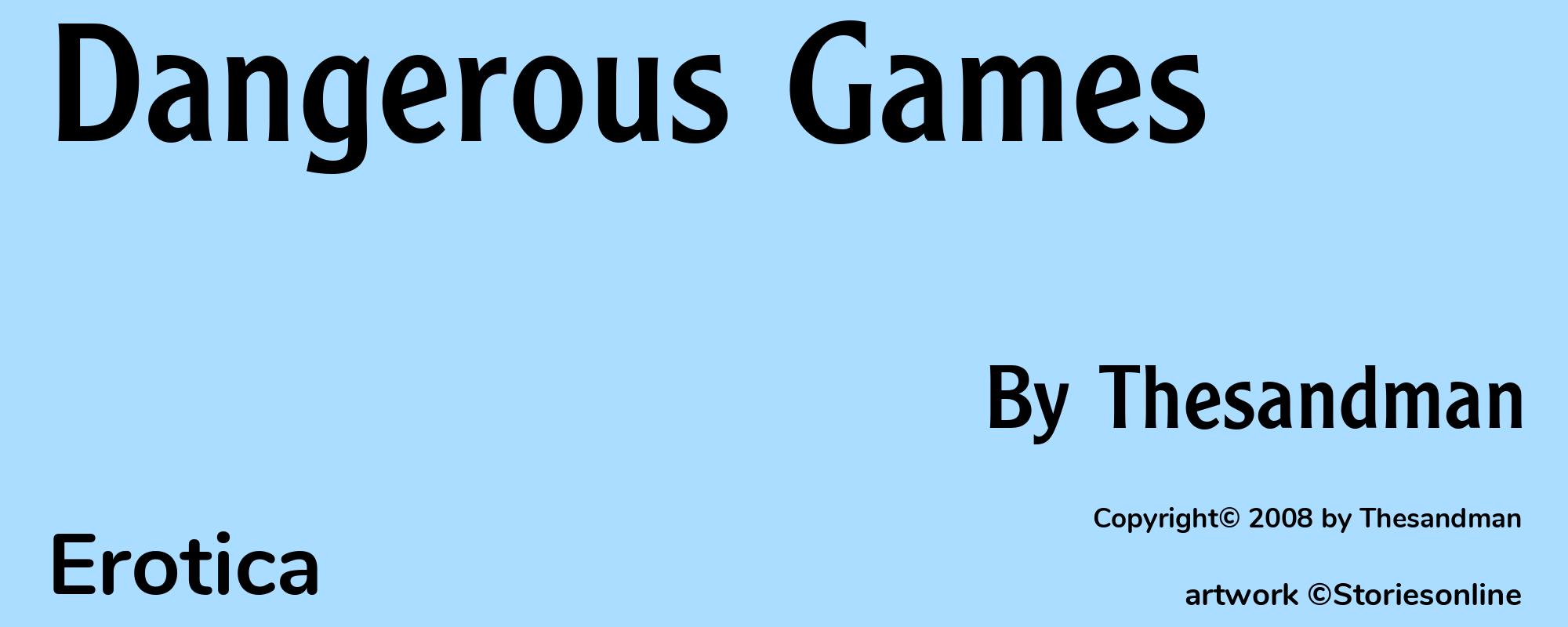 Dangerous Games - Cover