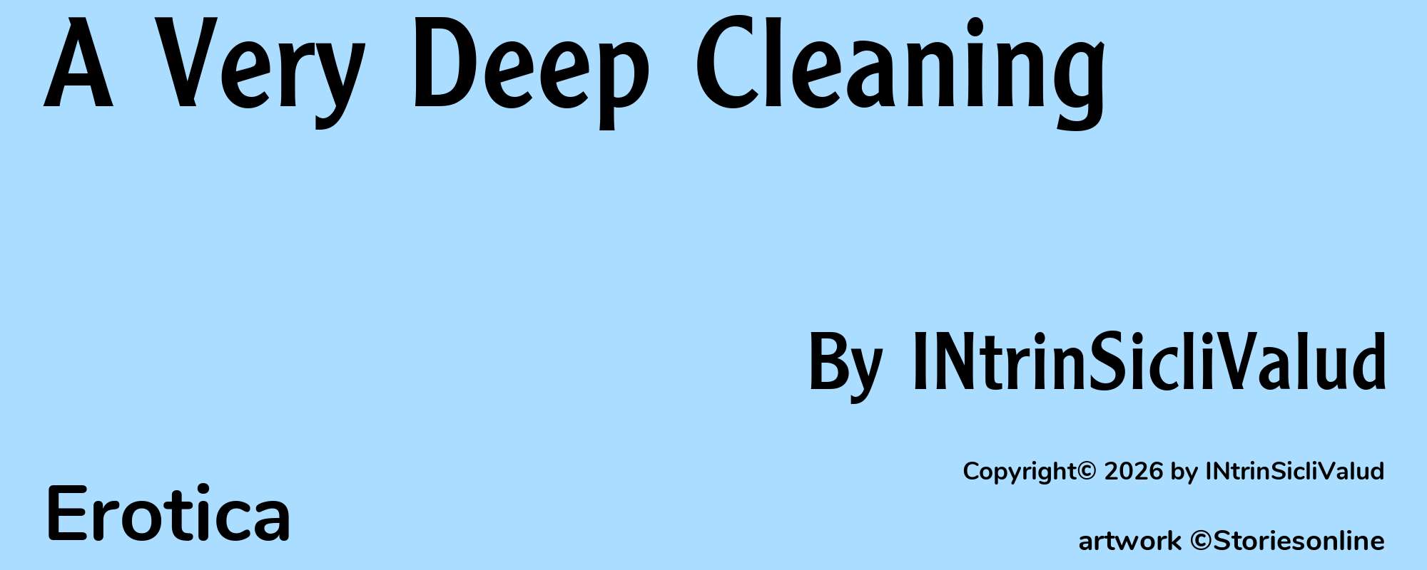 A Very Deep Cleaning - Cover