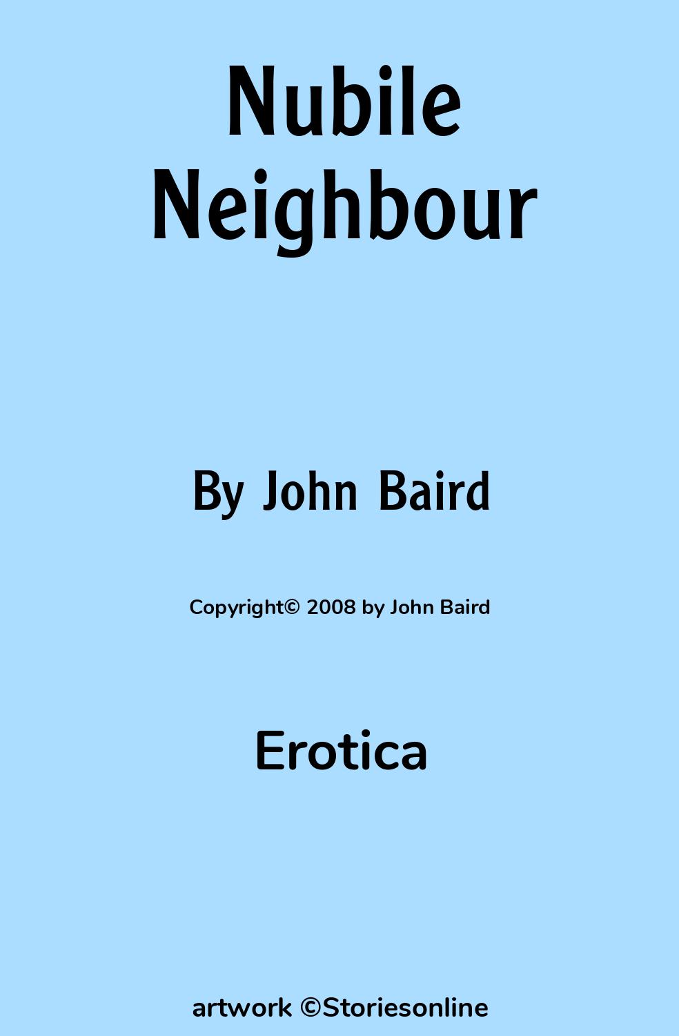 Erotica Sex Story: Nubile Neighbour: Chapter 1: Handjobs by John Baird