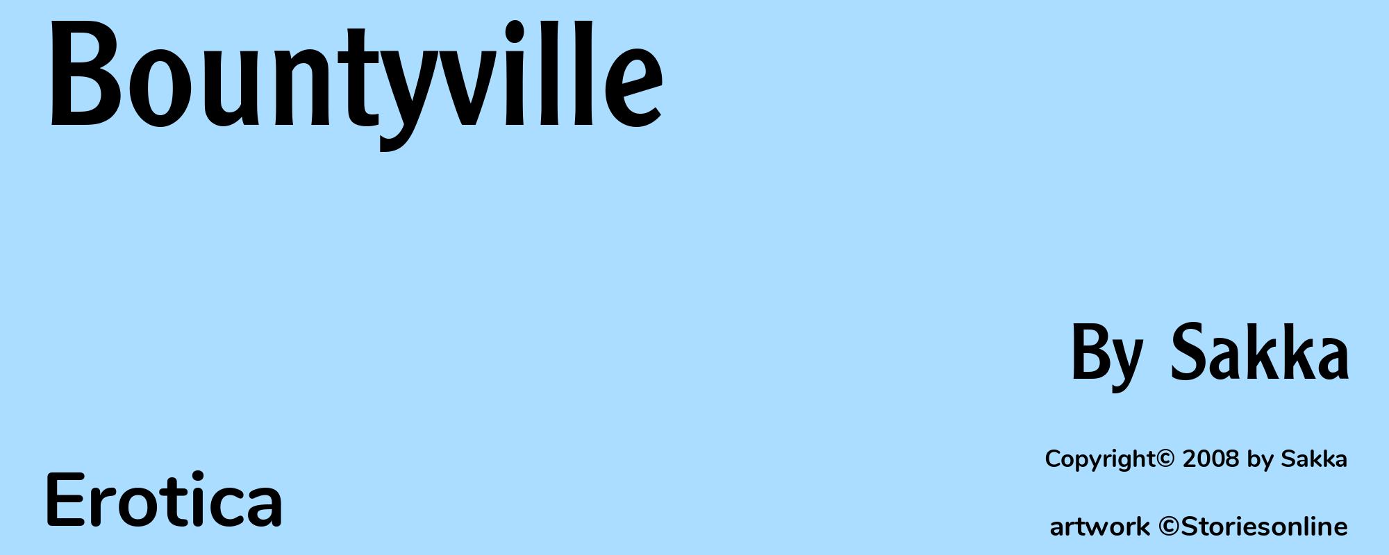 Bountyville - Cover