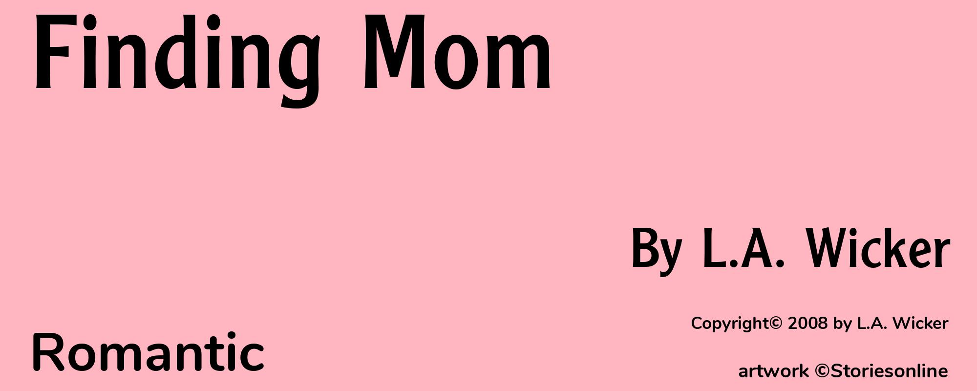 Finding Mom - Cover