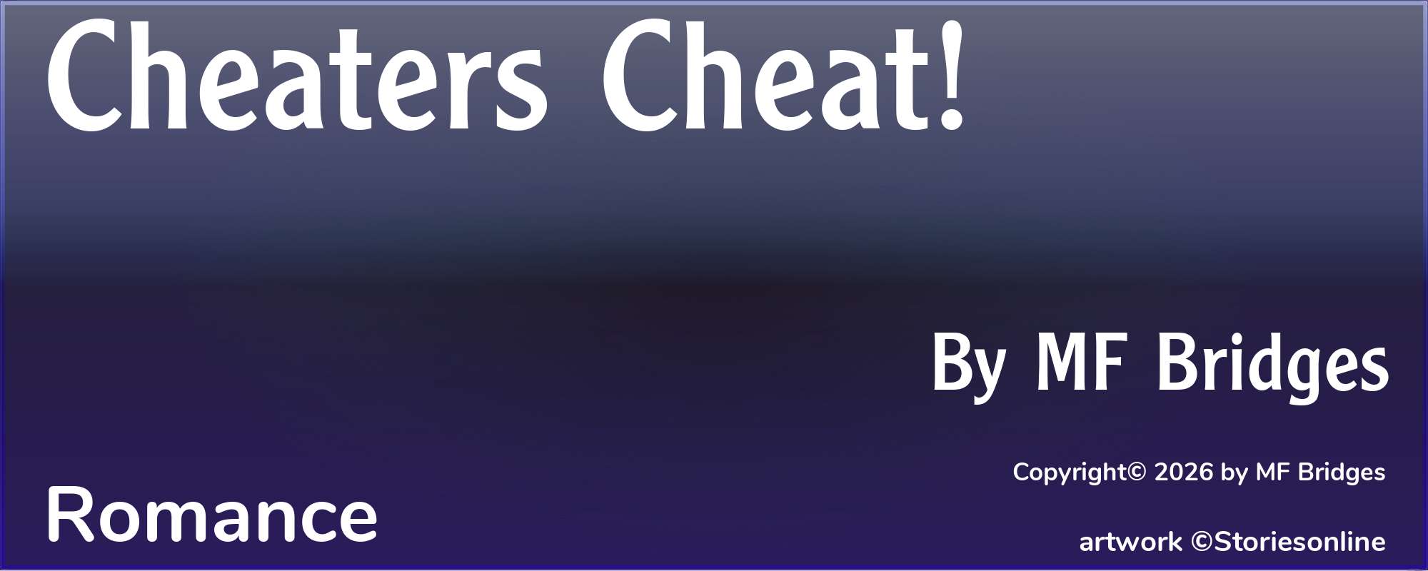 Cheaters Cheat! - Cover