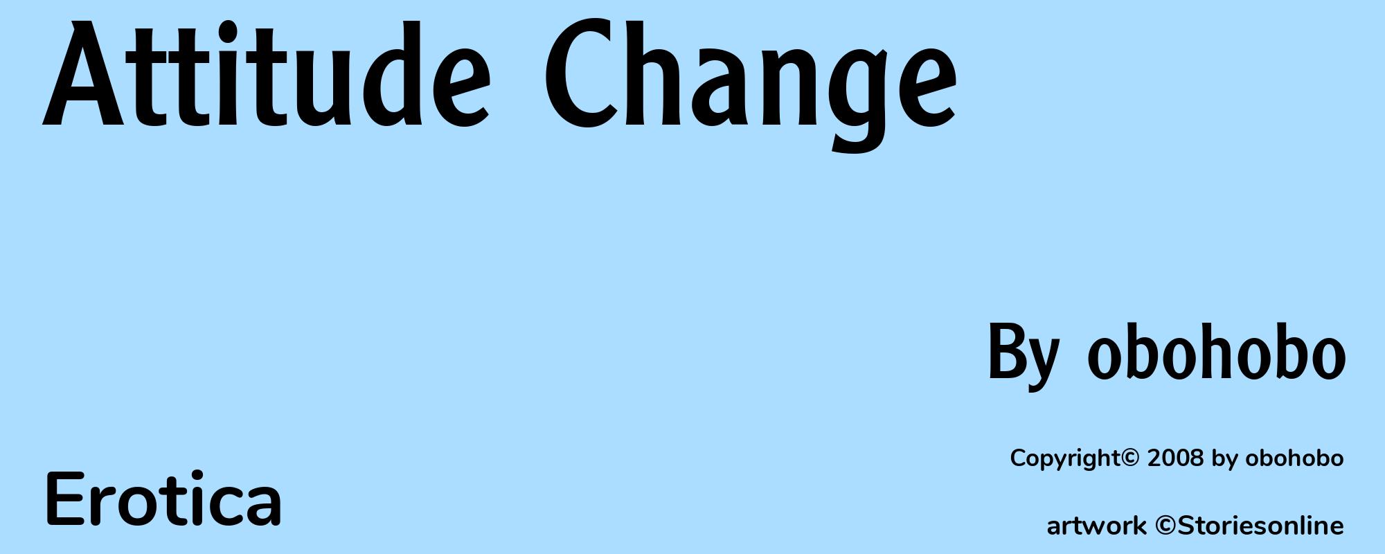 Attitude Change - Cover