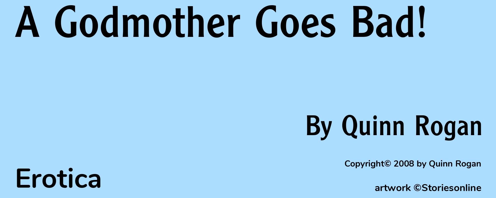 A Godmother Goes Bad! - Cover