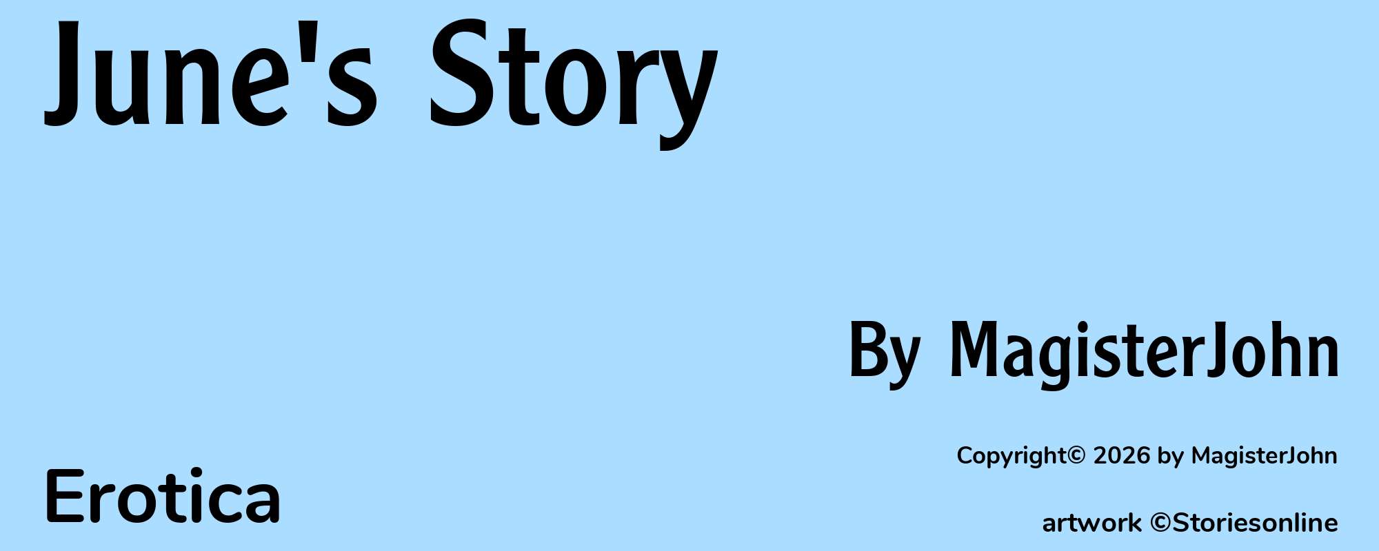 June's Story - Cover