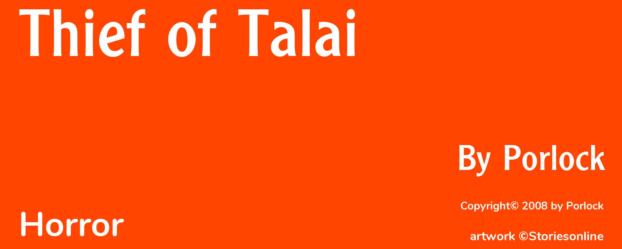 Thief of Talai - Cover