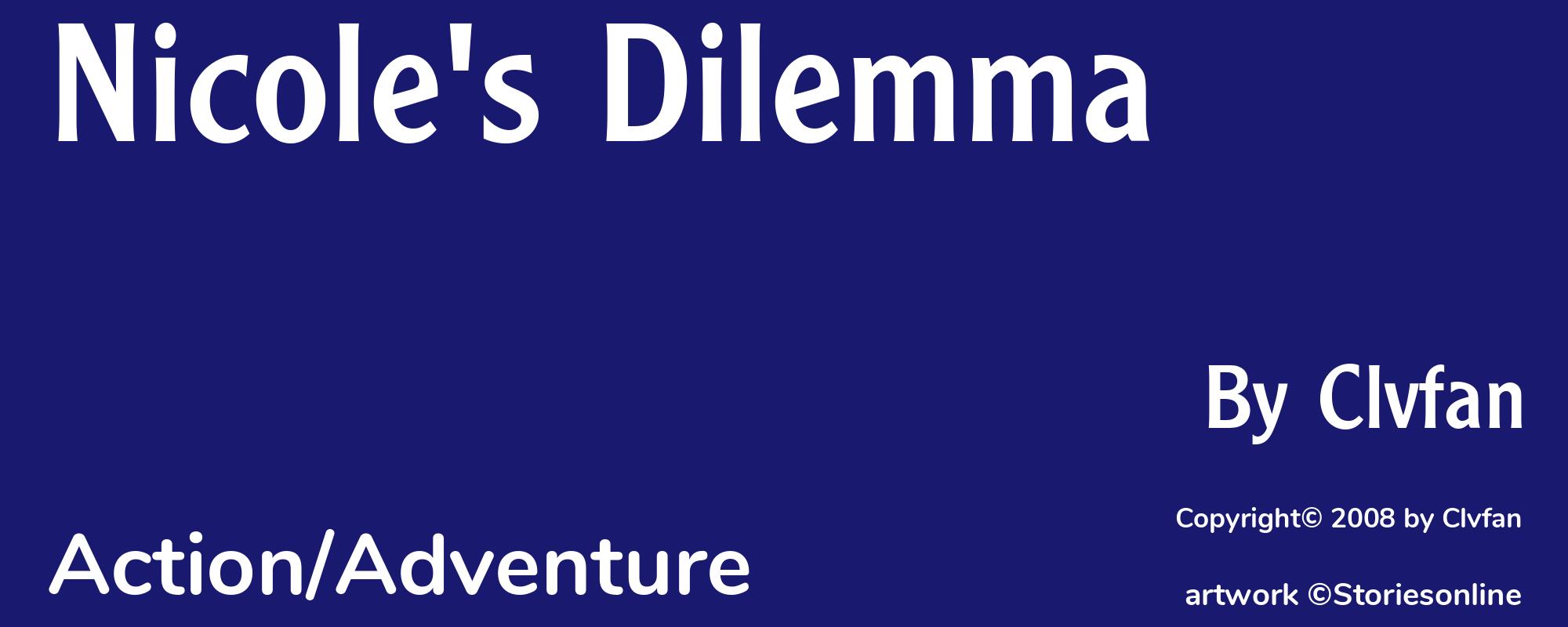 Nicole's Dilemma - Cover