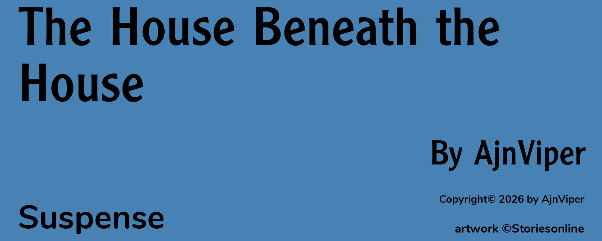 The House Beneath the House - Cover
