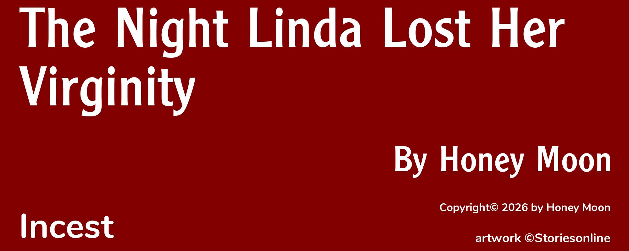 The Night Linda Lost Her Virginity - Cover