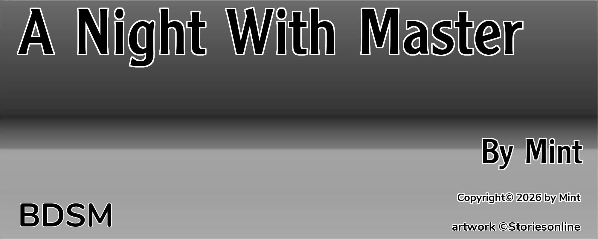 A Night With Master - Cover