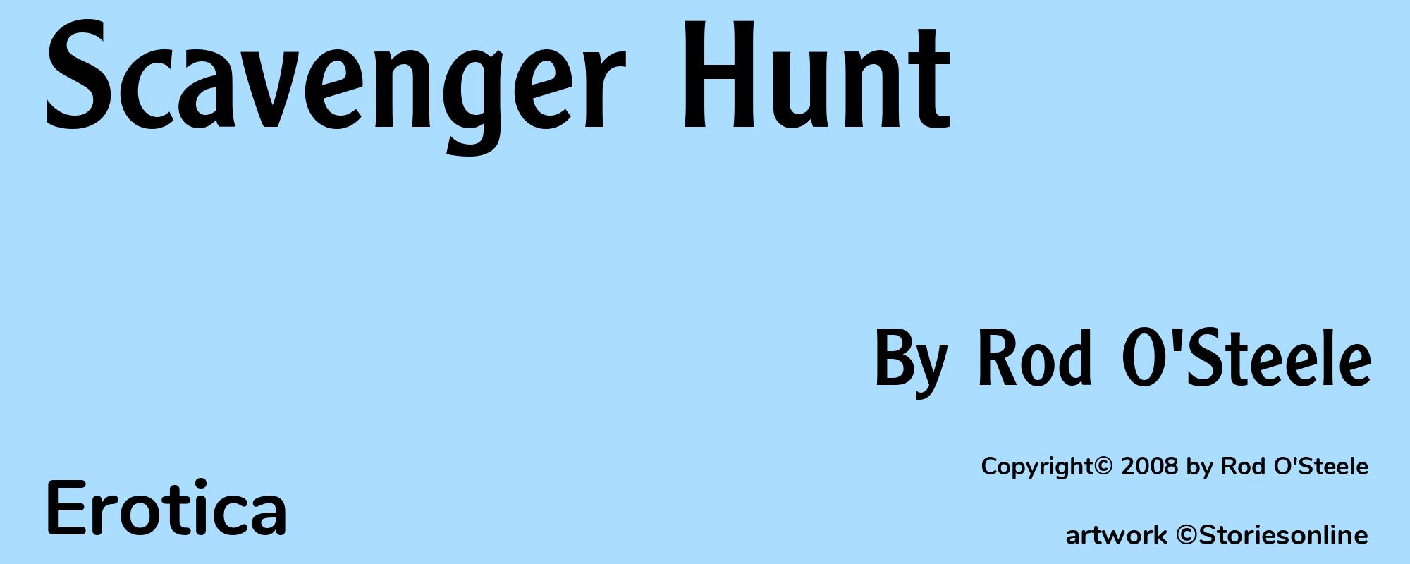 Scavenger Hunt - Cover