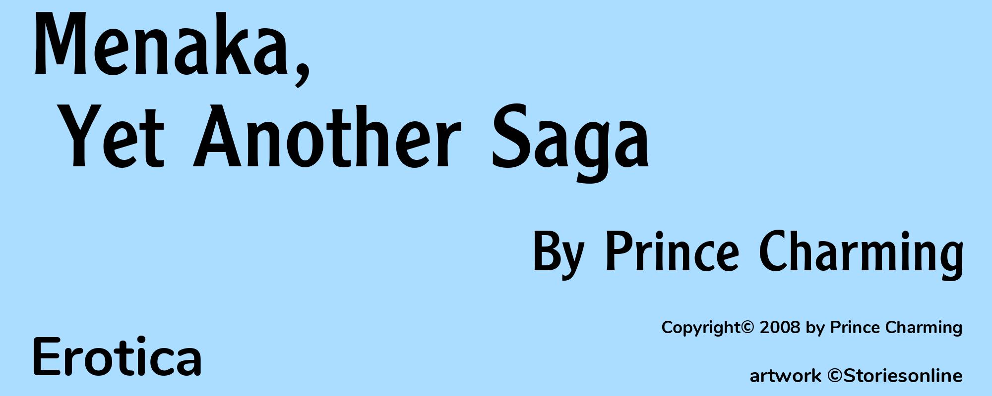 Menaka, Yet Another Saga - Cover