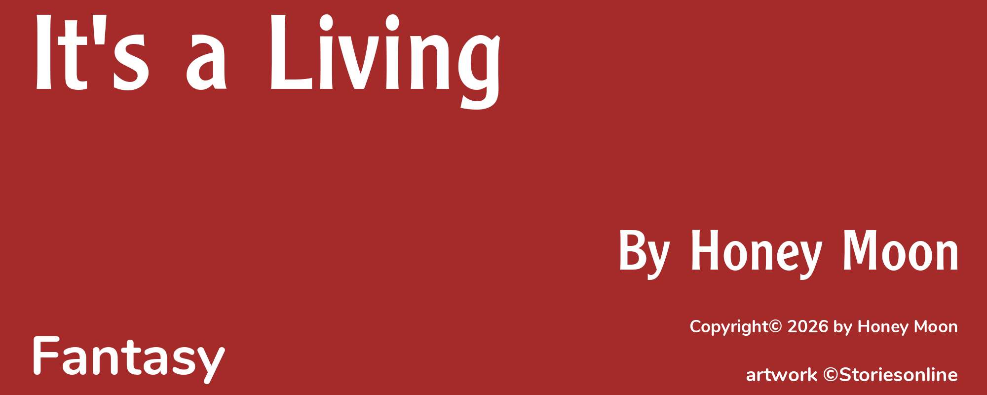 It's a Living - Cover