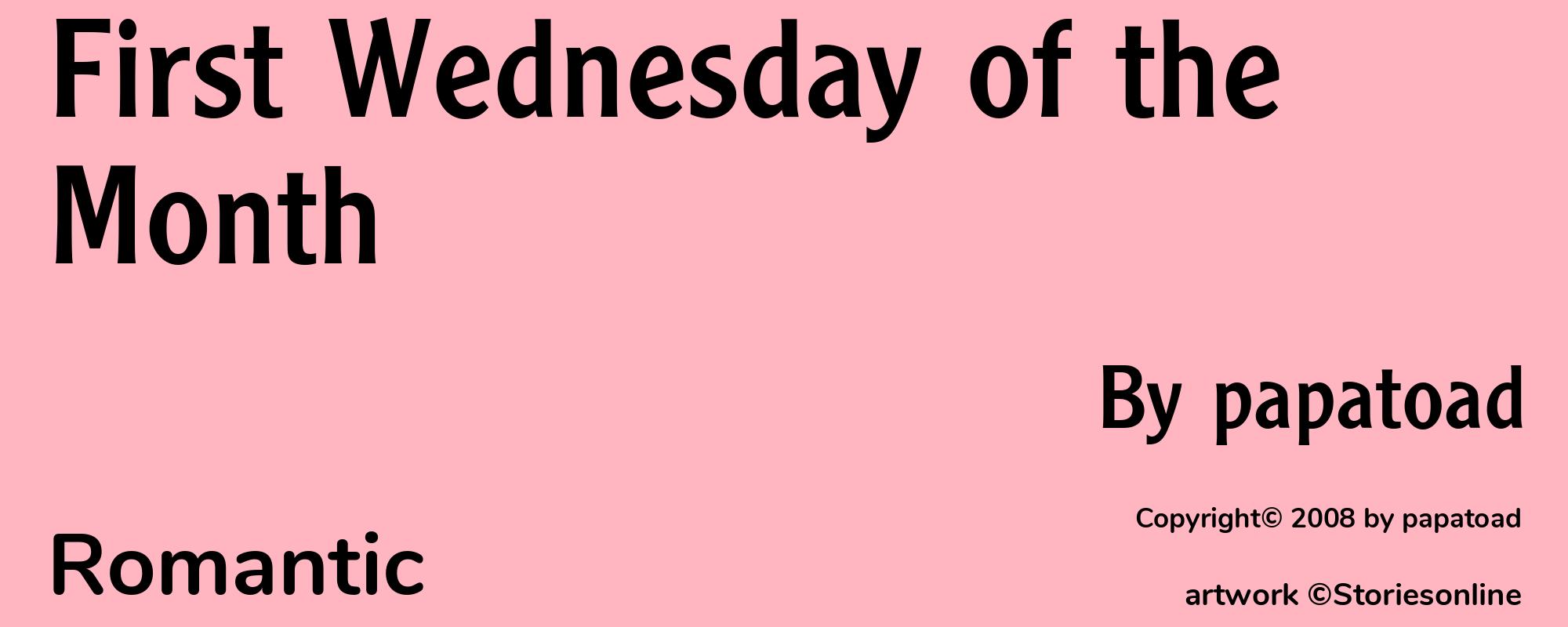 First Wednesday of the Month - Cover
