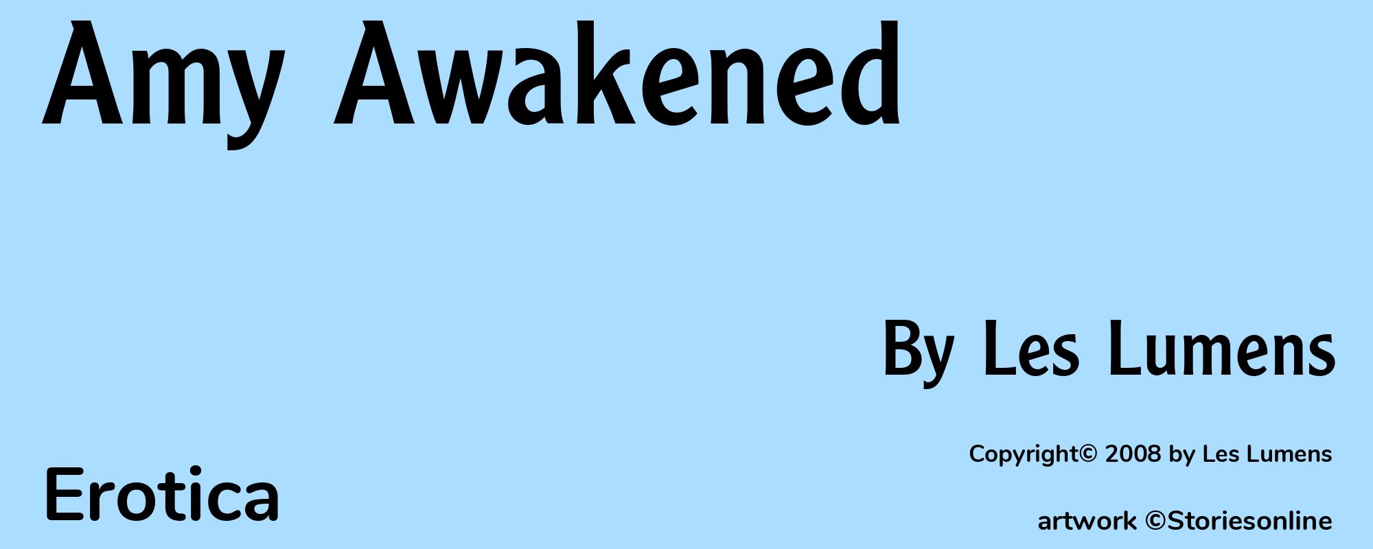 Amy Awakened - Cover