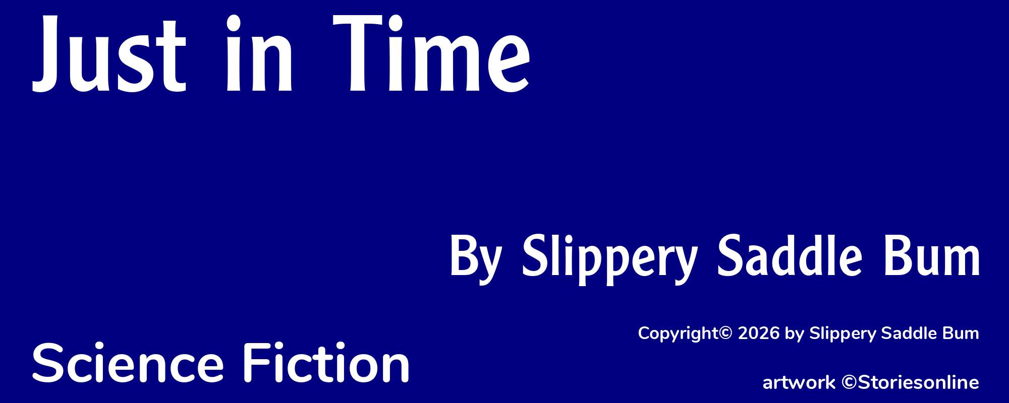 Just in Time - Cover