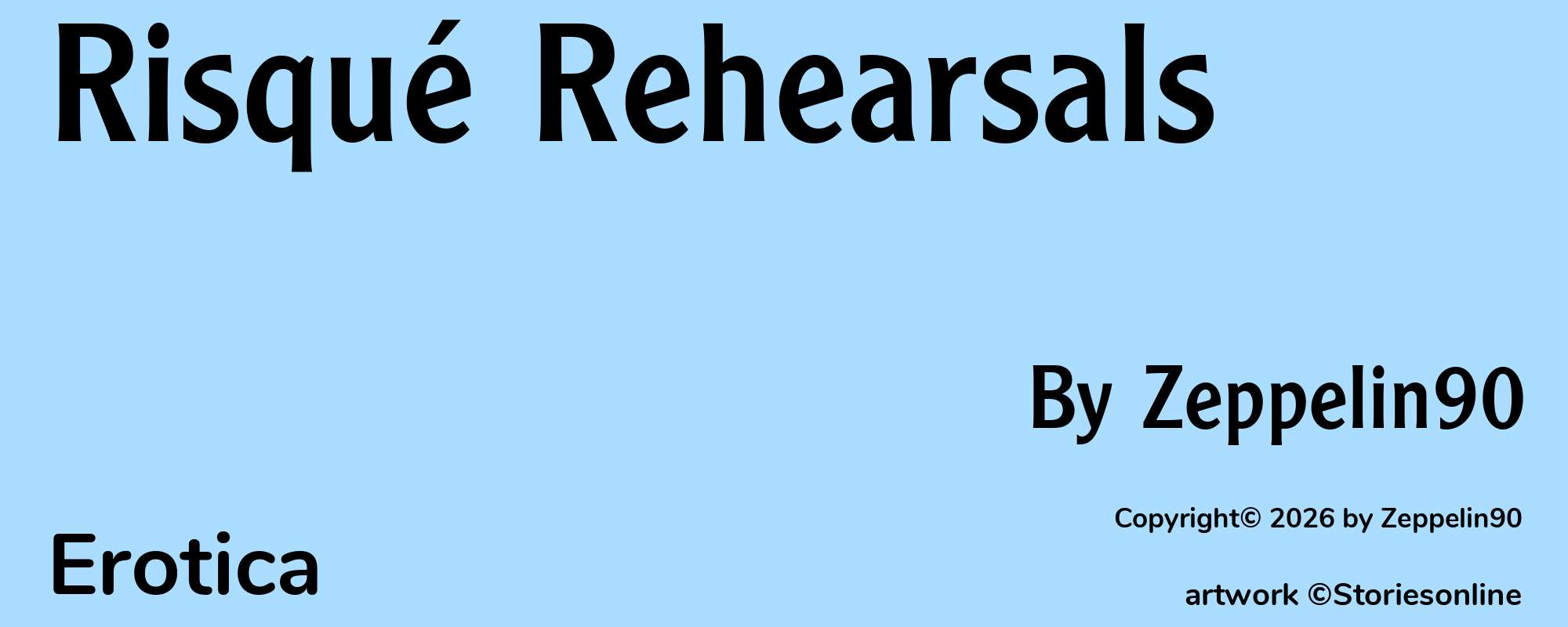 Risqué Rehearsals - Cover