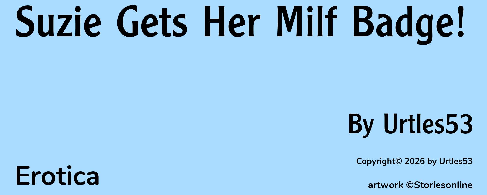 Suzie Gets Her Milf Badge! - Cover