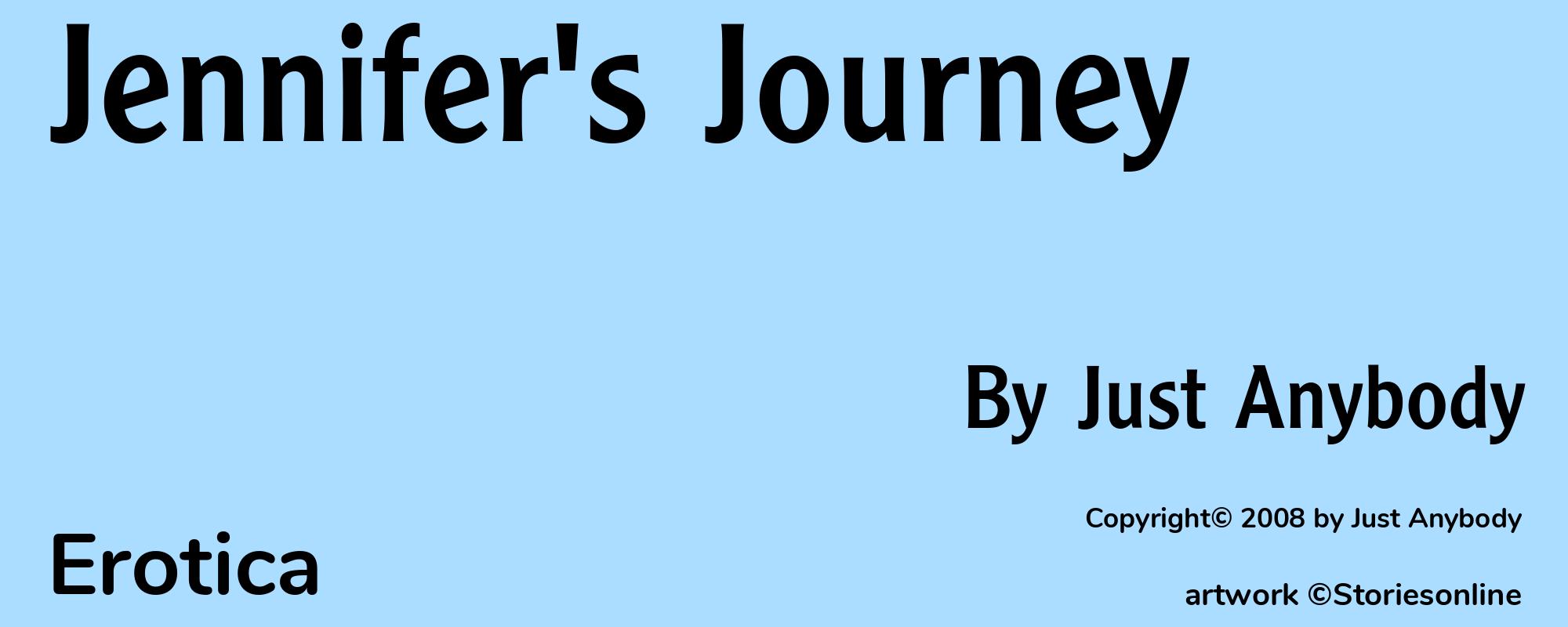 Jennifer's Journey - Cover
