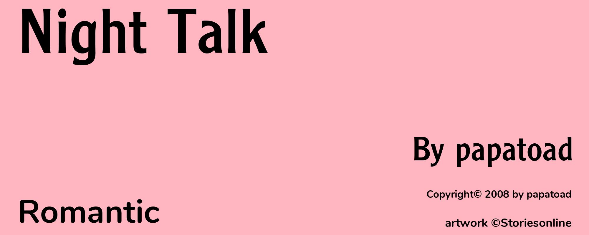 Night Talk - Cover