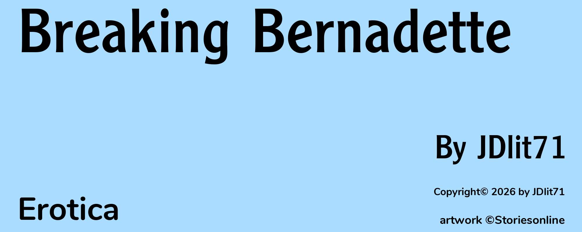 Breaking Bernadette - Cover