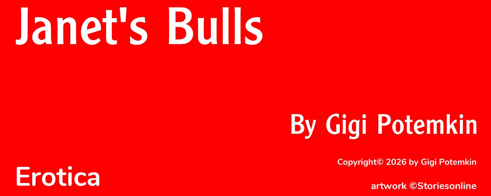 Janet's Bulls - Cover