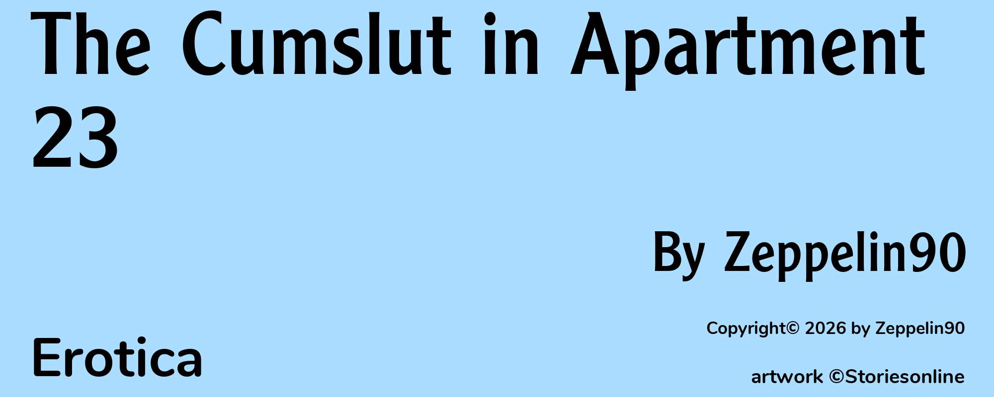 The Cumslut in Apartment 23 - Cover