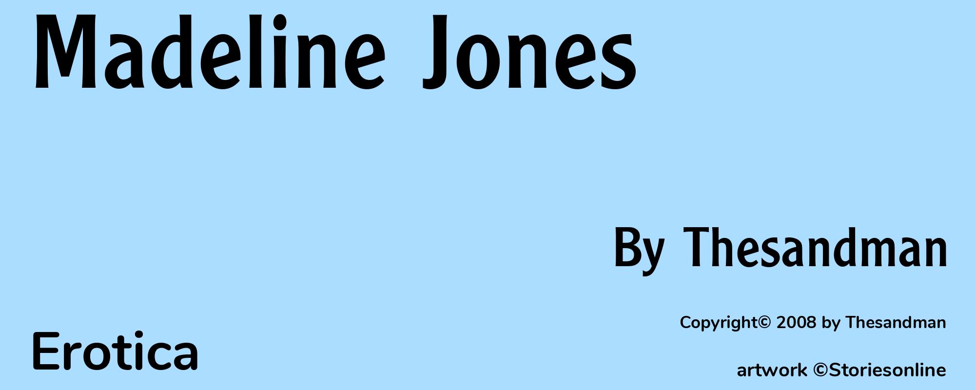 Madeline Jones - Cover