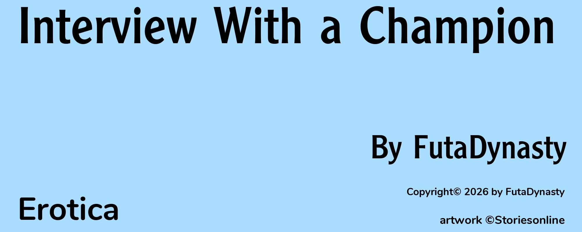 Interview With a Champion - Cover