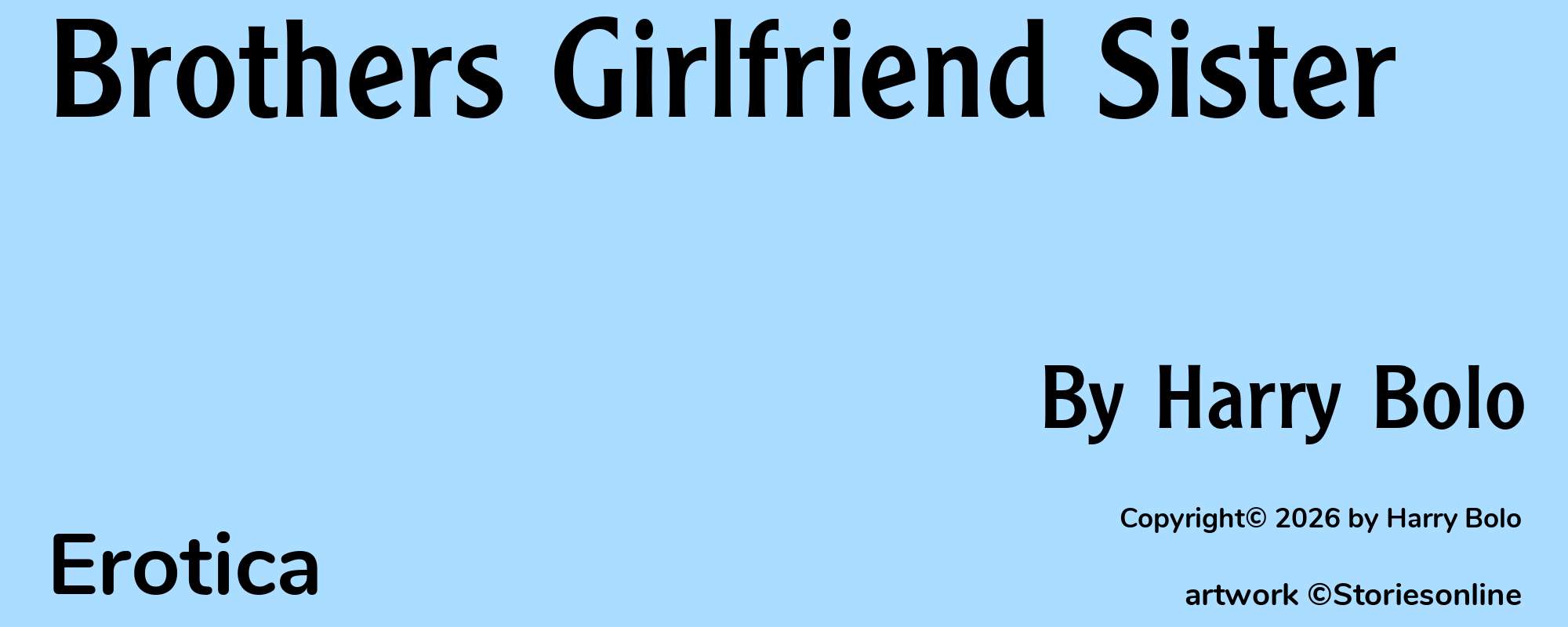 Brothers Girlfriend Sister - Cover