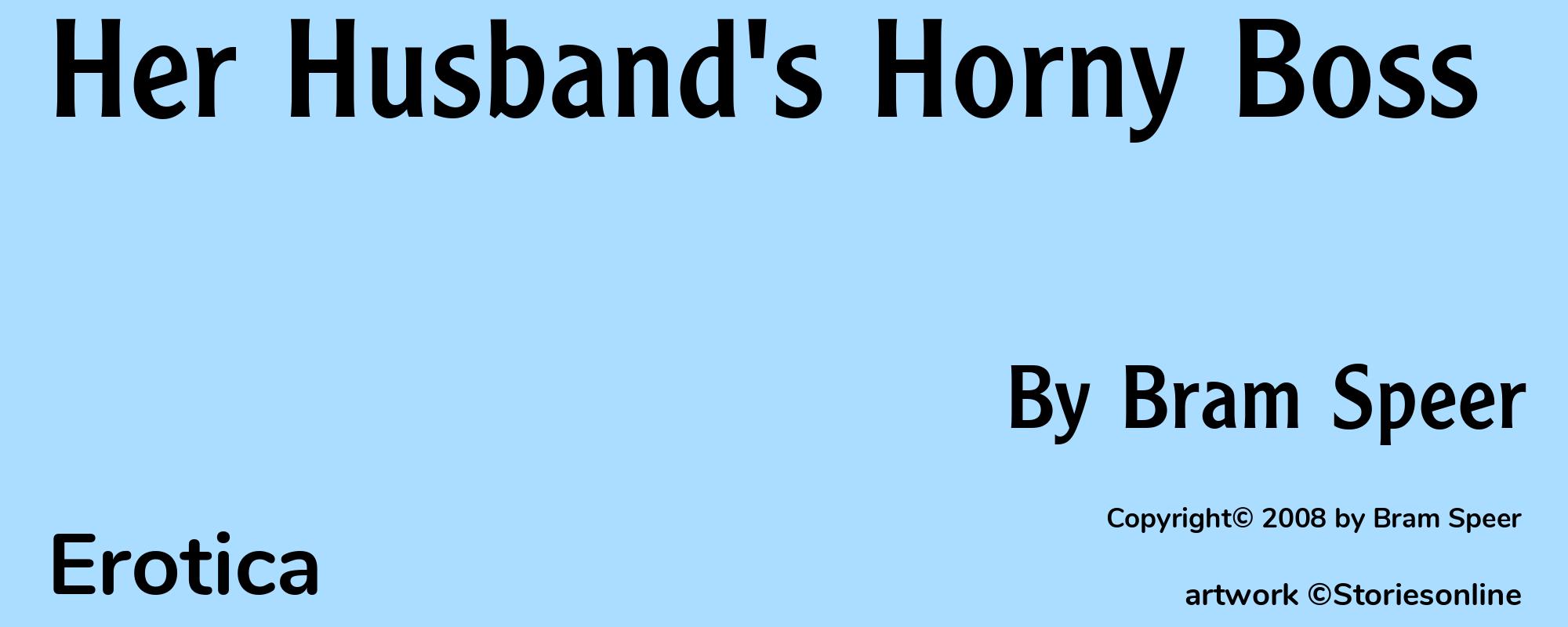 Her Husband's Horny Boss - Cover