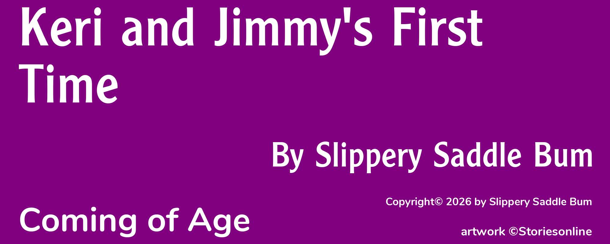 Keri and Jimmy's First Time - Cover