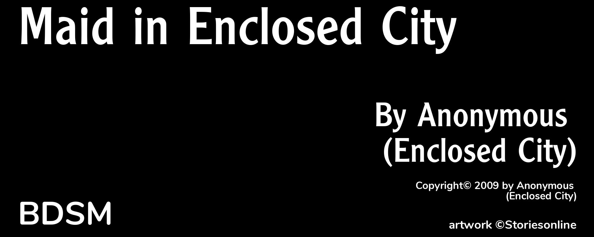 Maid in Enclosed City - Cover