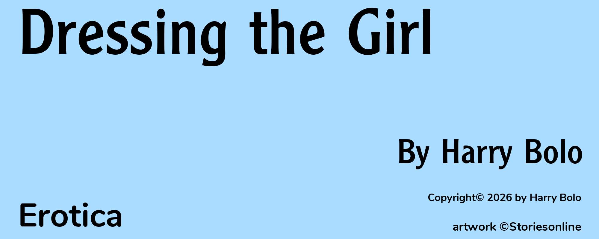 Dressing the Girl - Cover