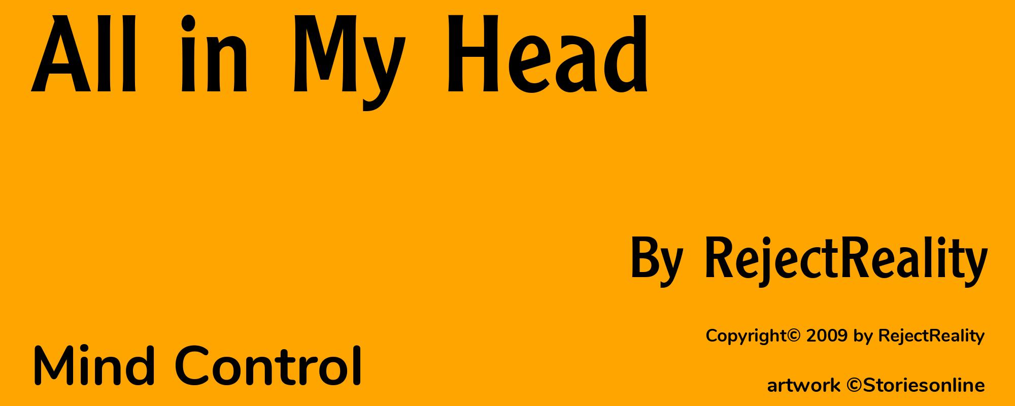 All in My Head - Cover