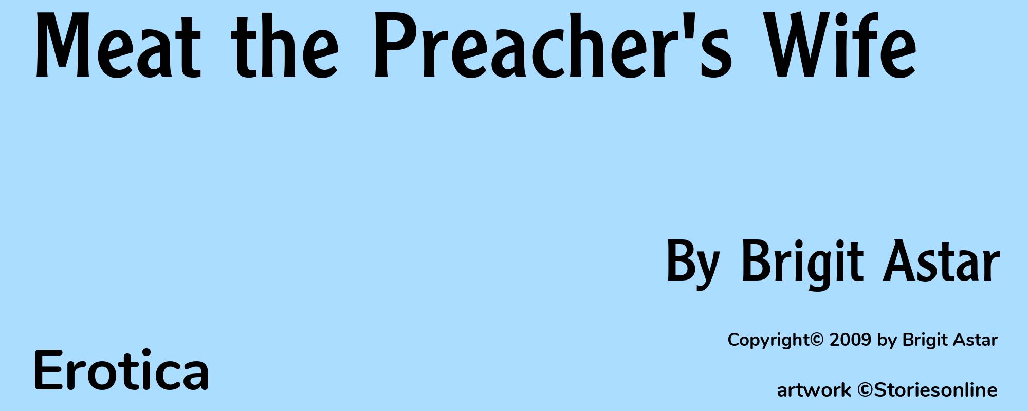 Meat the Preacher's Wife - Cover