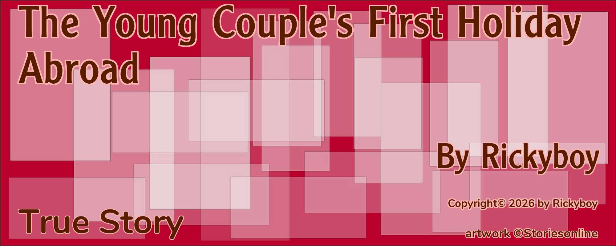 The Young Couple's First Holiday Abroad  - Cover